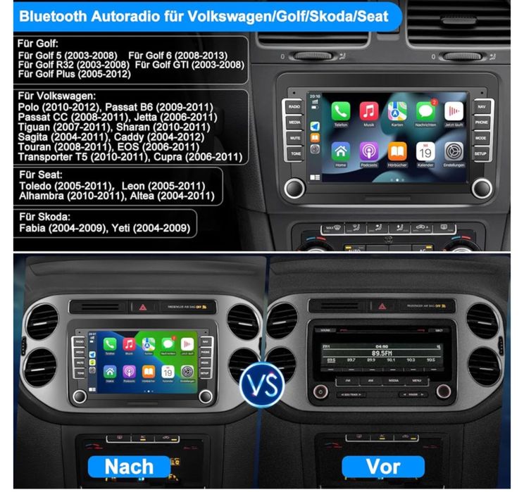 Автомагнітола Lehwey /bluetooth/ з екраном/навігація/android