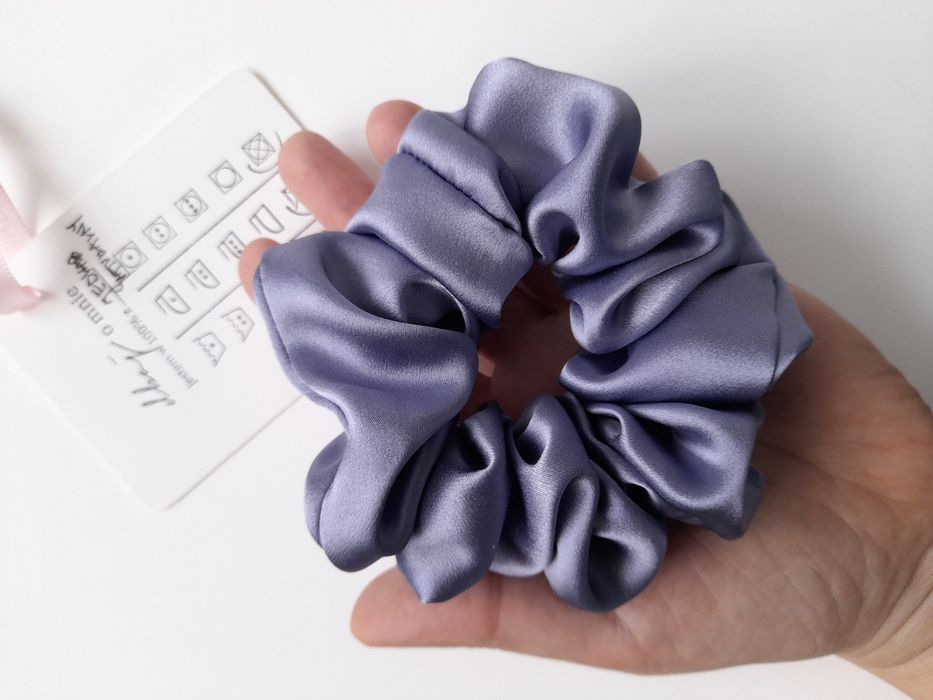 4 sztuki zestaw jedwabnych scrunchie gumek
