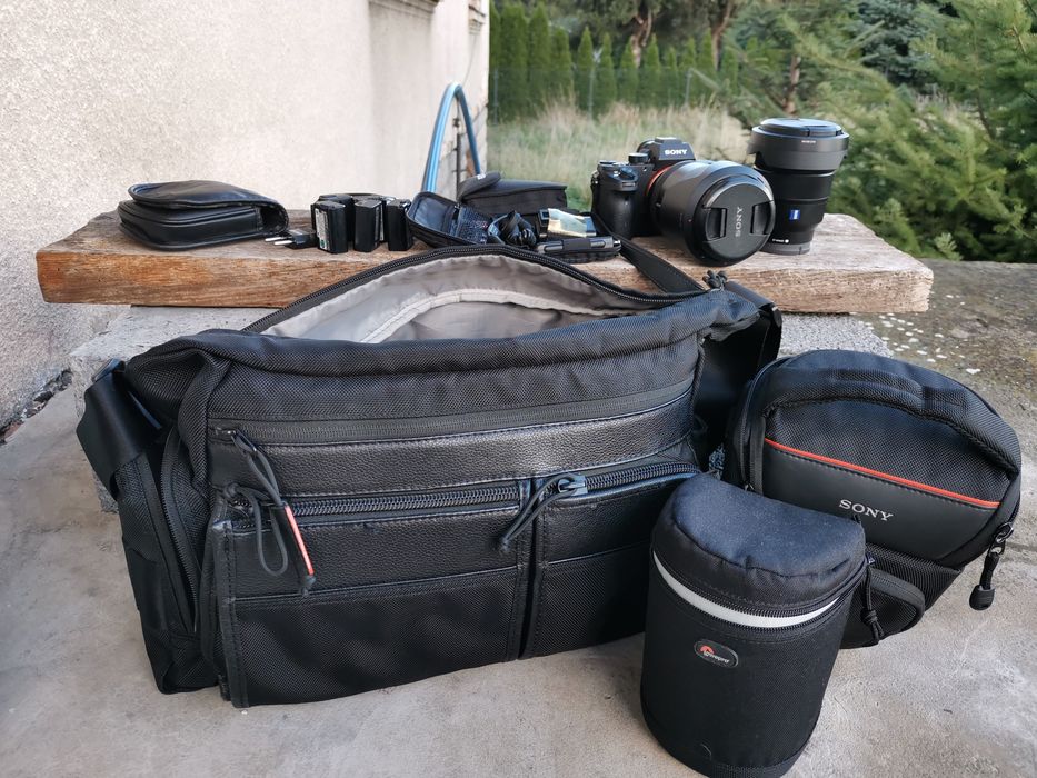 Sony alpha 7RII, obiektywy 24-240, 16-35, zdalne sterowanie i dodatki