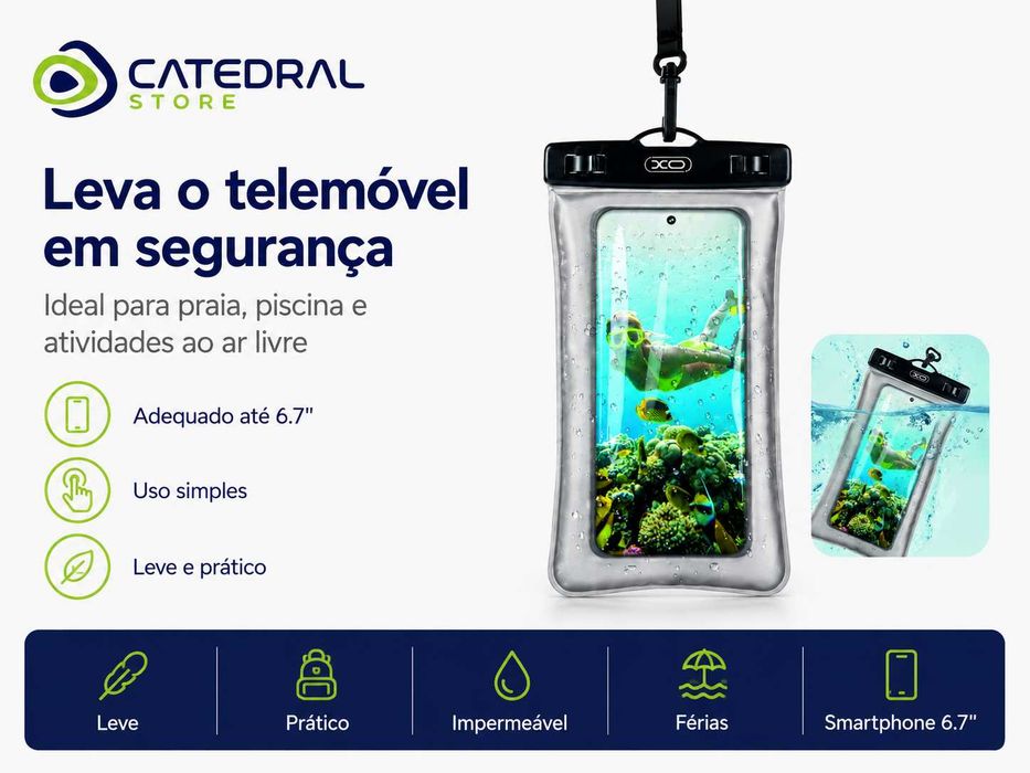 Capa Impermeável XO para Smartphone até 6.7"