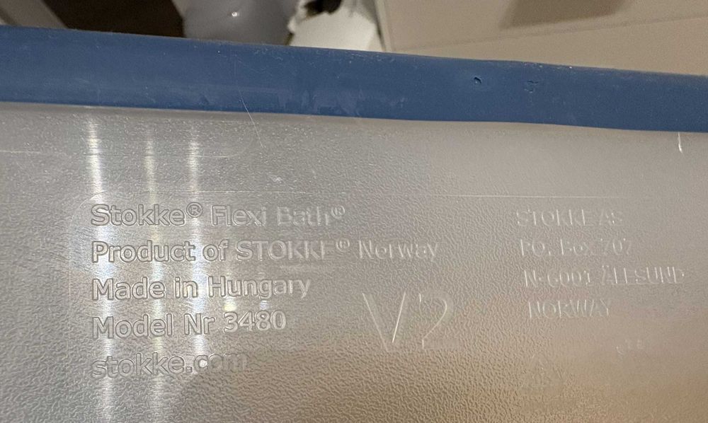 Wanienka Stokke Flexi Bath V2 - Błękit oceanu / niebieska