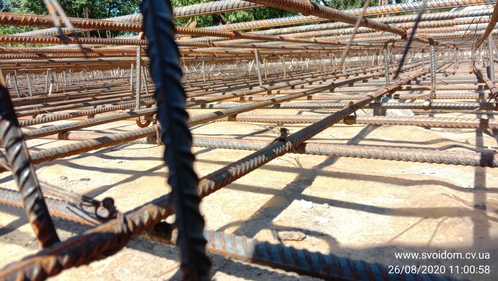 Заливка армированных железобетонных перекрытий и каркасных зданий