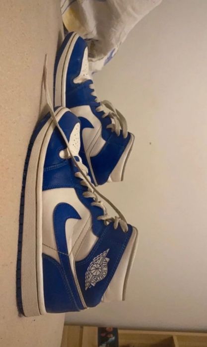buty damskie oryginalne nike air jordan kentucky blue mid 1