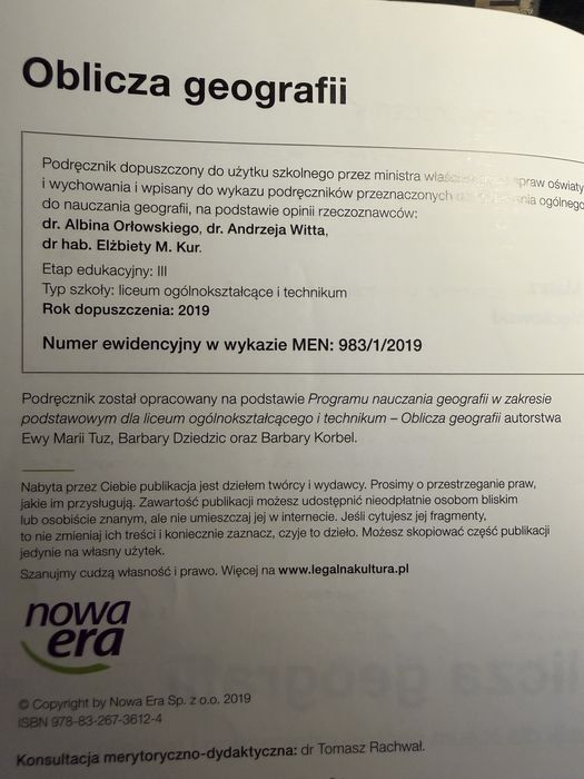 Oblicza geografii 1 - Nowa Era