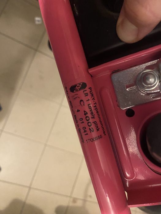 Rowerek biegówka Puky różowy