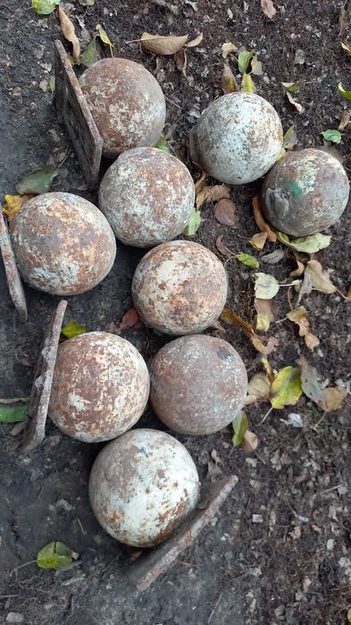 Шары большие металические 10.5 см 5 кг