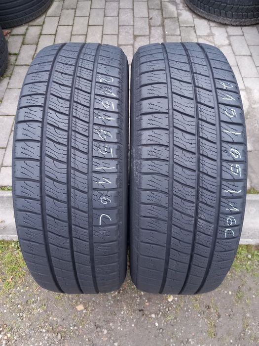 2x Opony Używane Całoroczne 215/65R16C Goodyear