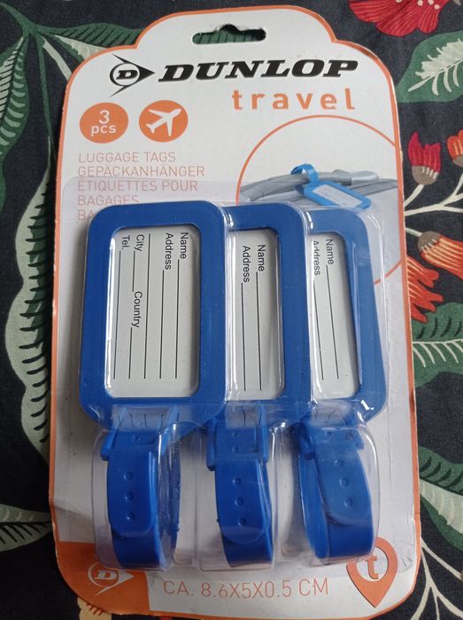 Etykiety bagażowe Dunlop Travel