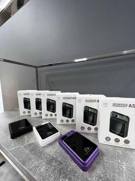 АКЦІЯ-РОЗПРОДАЖ!!!Бездротовий магнітний павербанк акумулятор Iphone