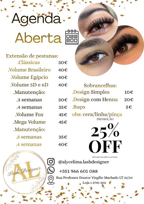 Extensão de pestanas PROMOÇÃO