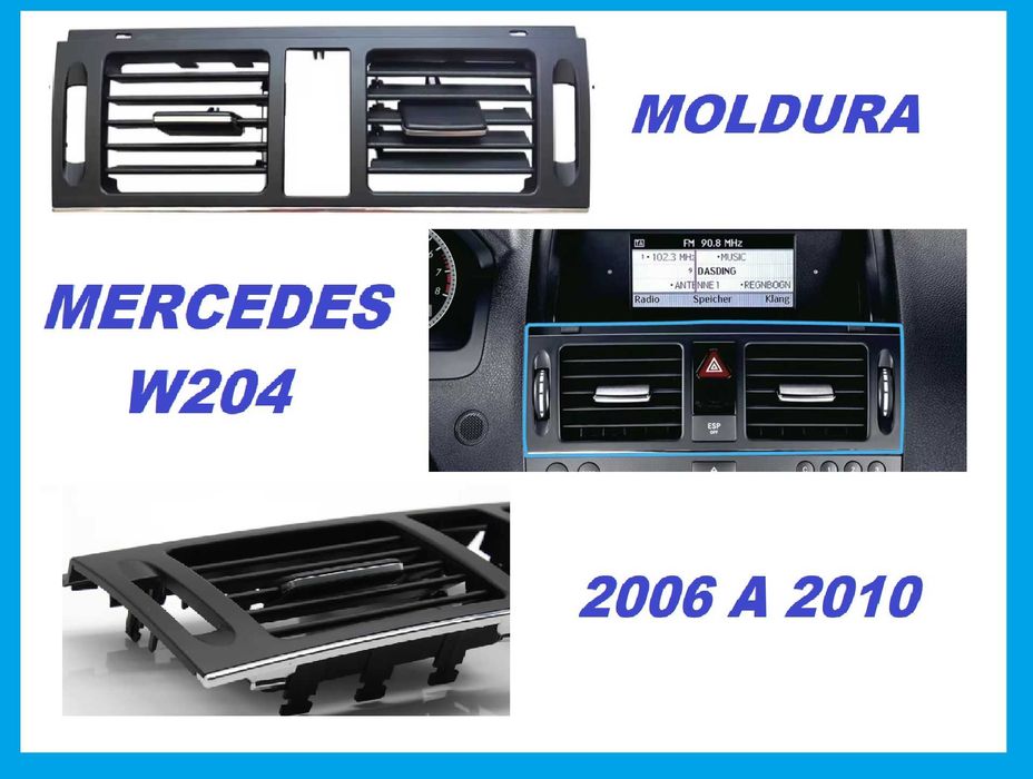 Moldura Ventilação Mercedes W204