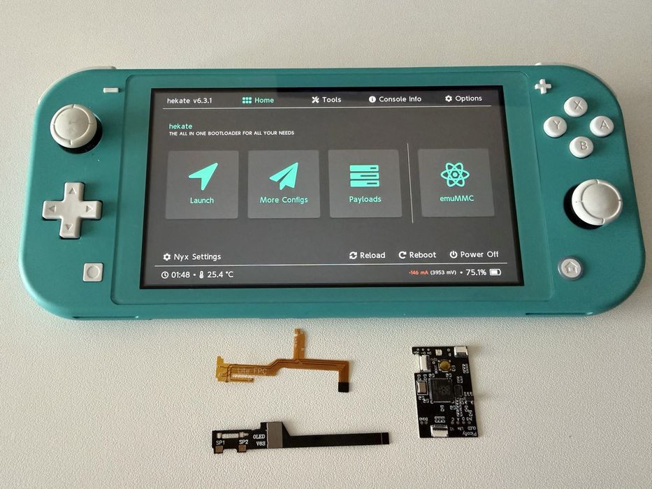 Nintendo Switch Lite PICOFLY MOD CFW