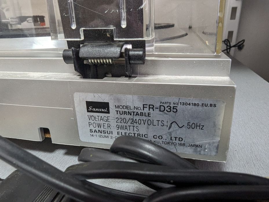 Виниловый проигрыватель Sansui FR-D35. Direct Drive. Made in JAPAN