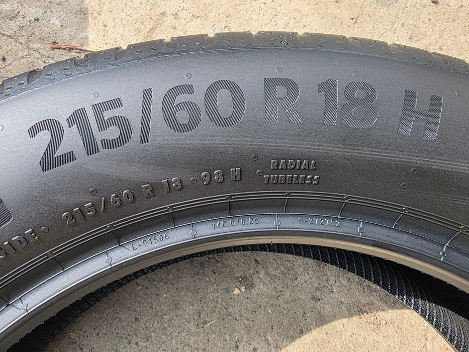 Opony letnie klasy premium CONTINENTAL 215/60/18 NOWE DEMO 2025 r.