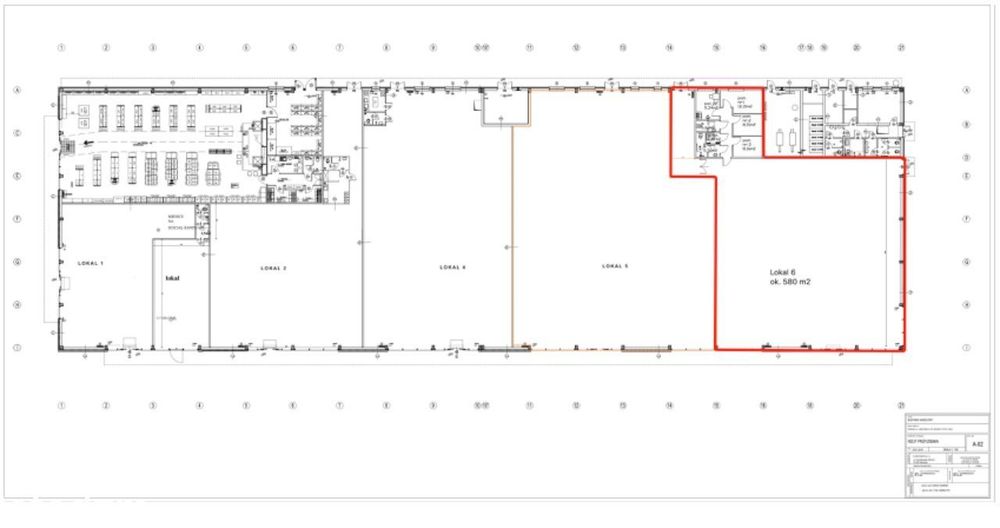 Sokół Park lokal 580 m2 możliwość podziału