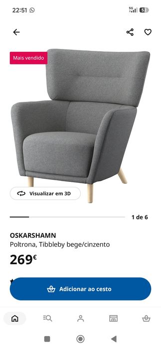 Poltrona Oskarshamn IKEA