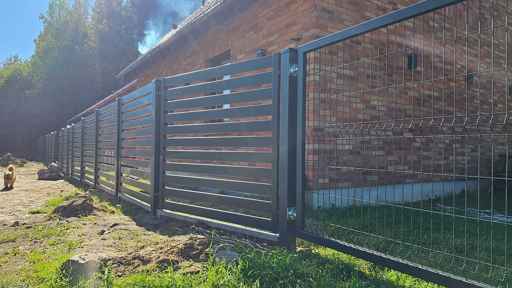 Ogrodzenia palisadowe, bramy, furtki- PRODUCENT- montaż