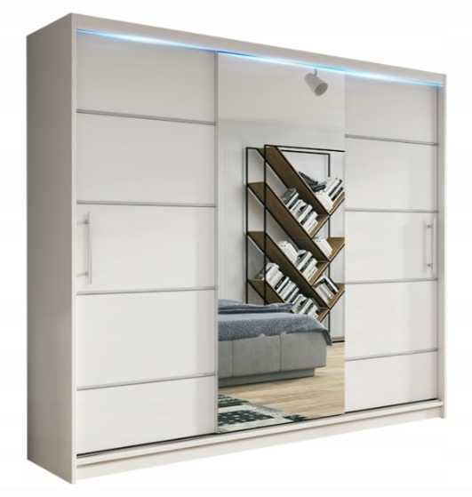 DOSTAWA GRATIS! Szafa RIO z lustrem 250 cm! PROMOCJA !!