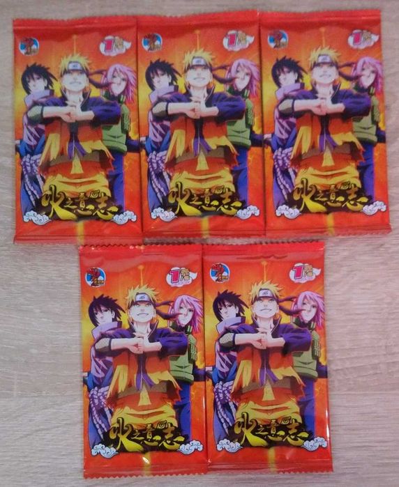 5 Boosterów z Kartami Naruto HY-1901/1