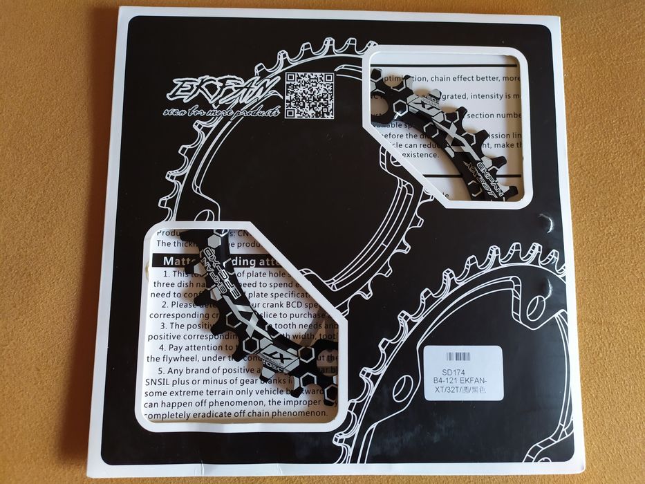 Prato pedaleiro BTT 104 bcd. 30-36T