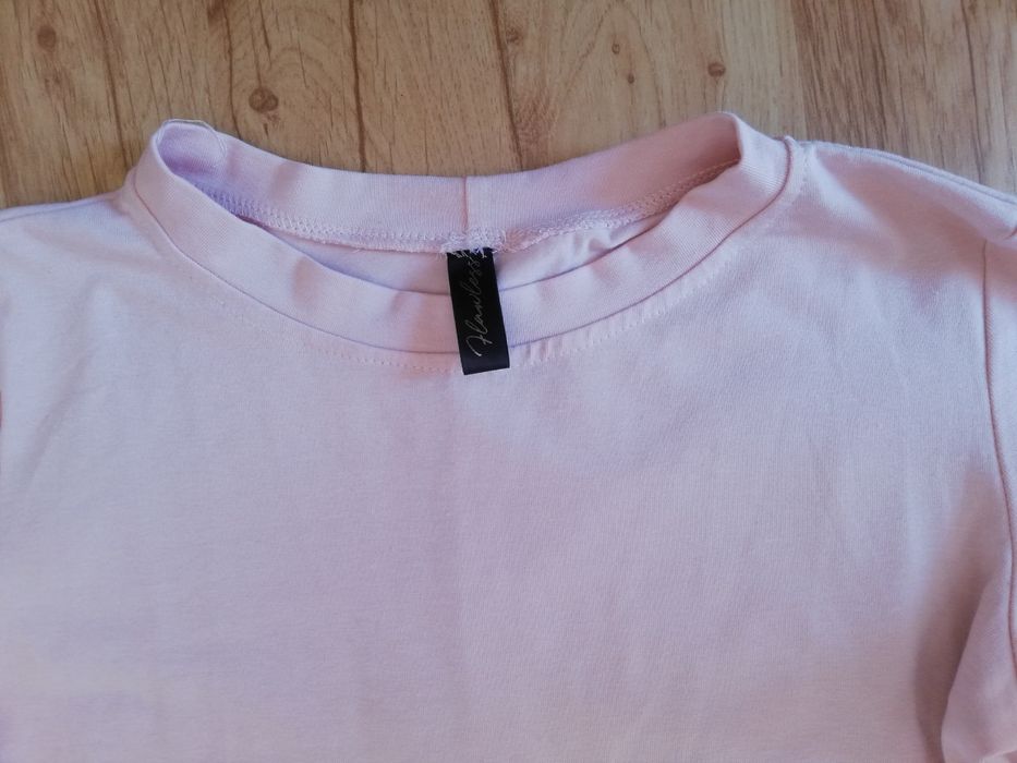Komplet dresowy dres Flawless  S 36 jasno różowy spodnie bawełniany