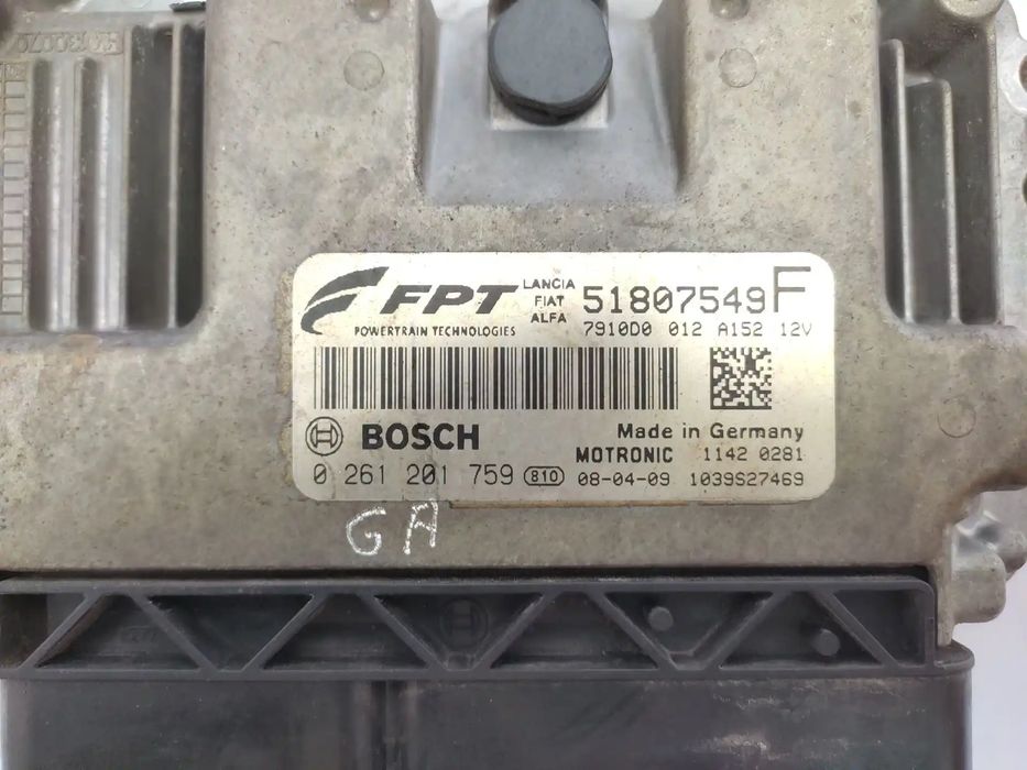 Centralina De Motor Uce FIAT 500 C (312_) 1.4 (312CXC1B, 312AXC1B) 51807549 0261201759