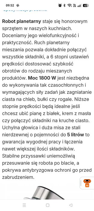 Robot planetarny Gerlach super stan