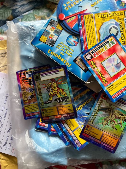 Digimon cartas colecao espanhola versao como nova