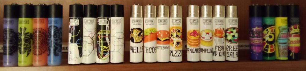 Clipper coleção de isqueiros