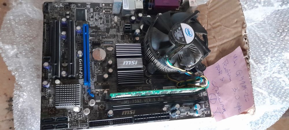 Płyta głowna MSI MS-7592 G41M-P26+ Proc. Pentium 3.0ghz Ddr3 Okazja