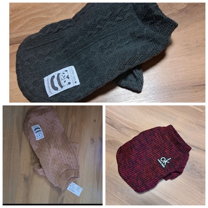 Ubranka dla psów sweterki s i m