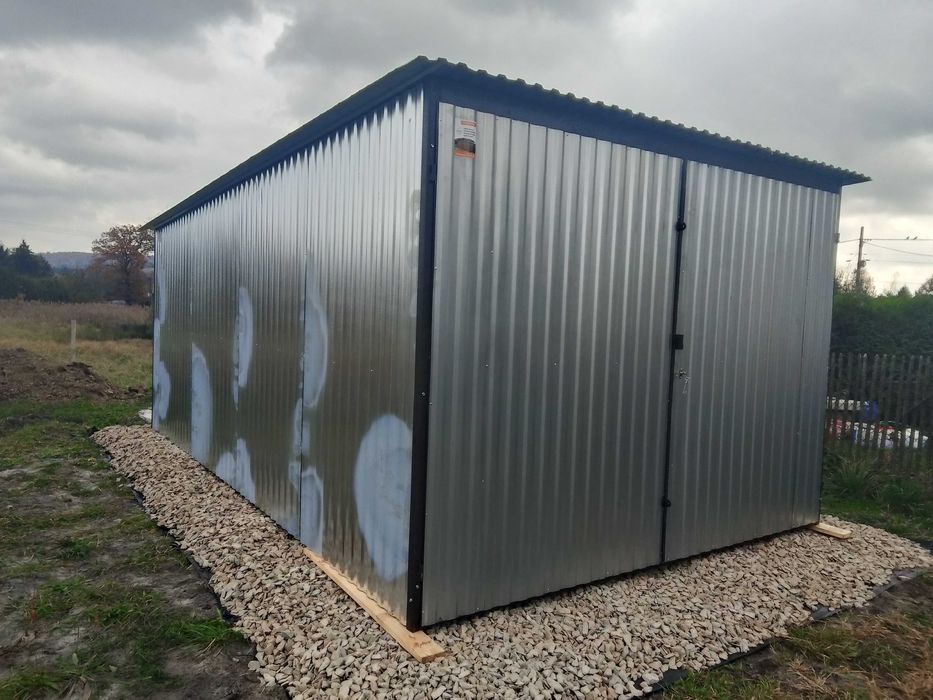 Garaż Blaszny 3x5 Na budowe