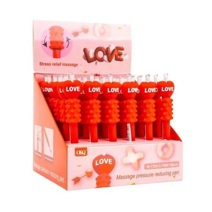 Długopis żelowy Love (36szt) Fandy pudełko,