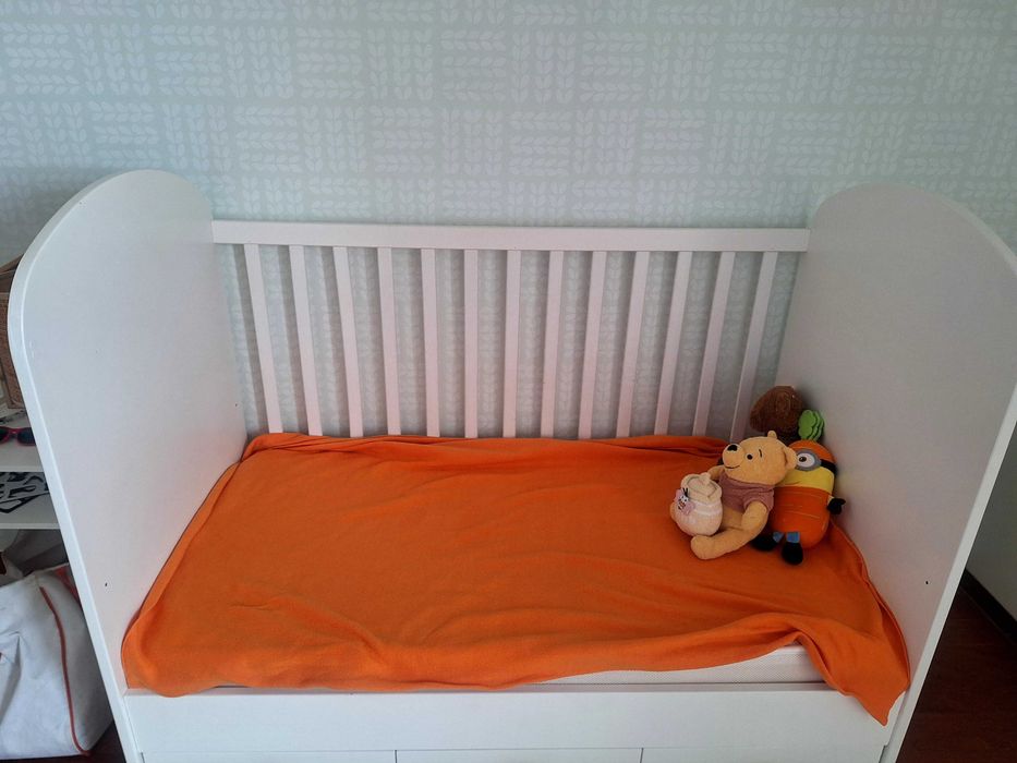 Berço Ikea GONATT 3gavetas