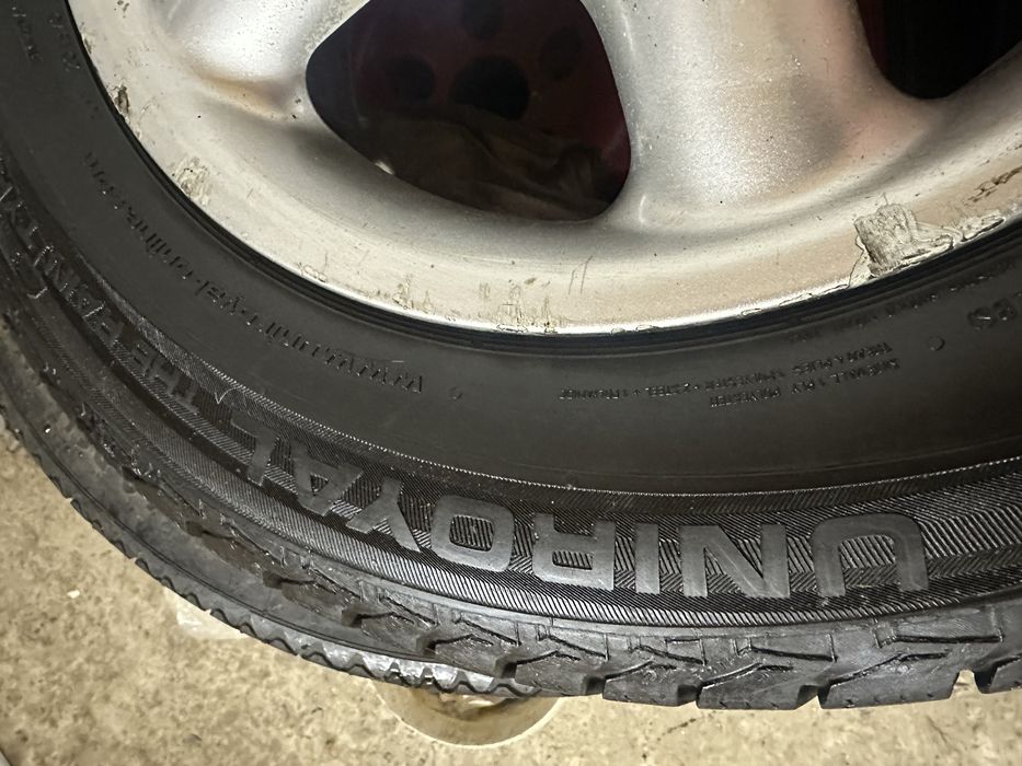 185/65r14 uniroyal,зима 5-6мм,2013