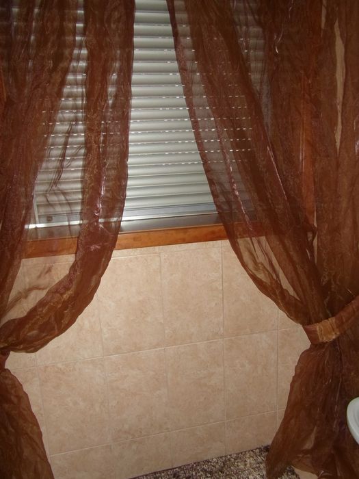 Cortinados prender de lado com fitas