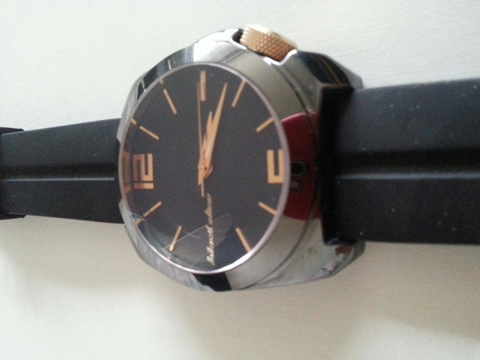 Designerski zegarek ceramiczny Black Dice.