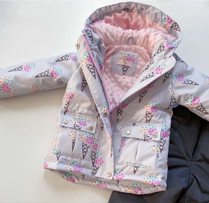 Тепла дитяча зимова куртка р98-104 см