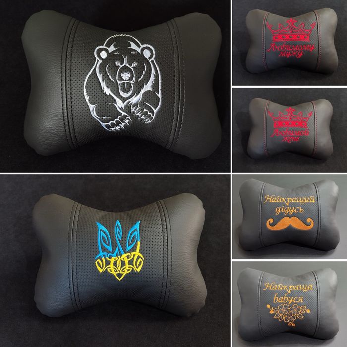 Подушка под шею на подголовник автоподушка сидушки, сидения, дивана