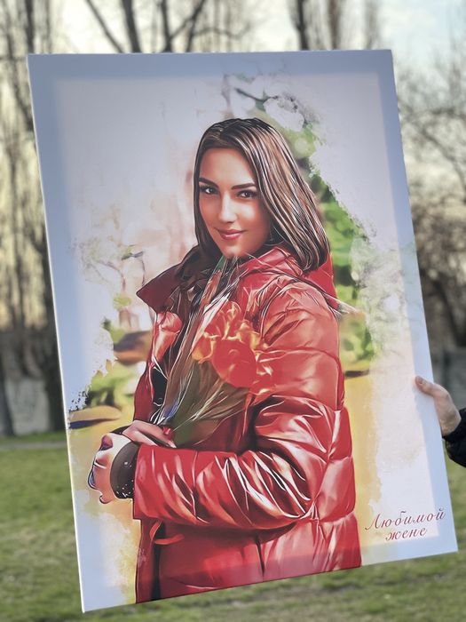 Портрет на полотні у авторському виконанні