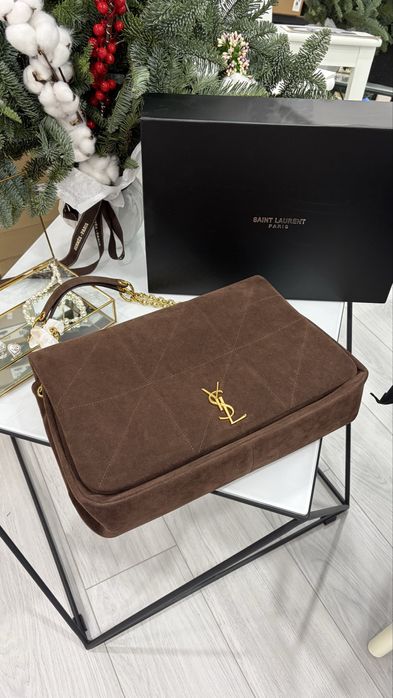 Сумка YSL Yves Saint Laurent шоколадна