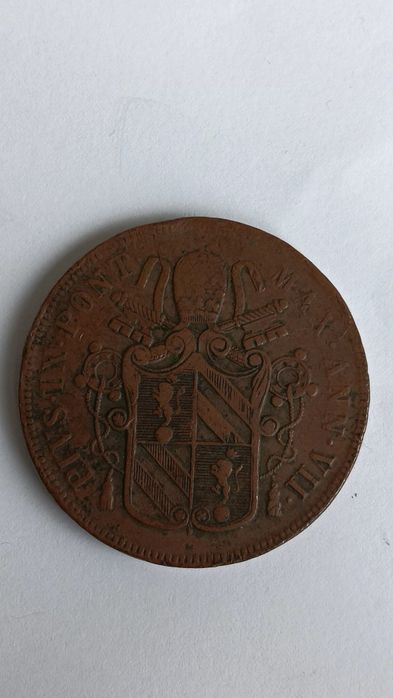 Moeda Estados Papais de 1852