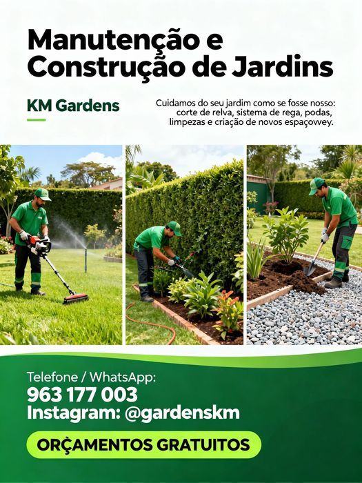 Serviços construção de jardins