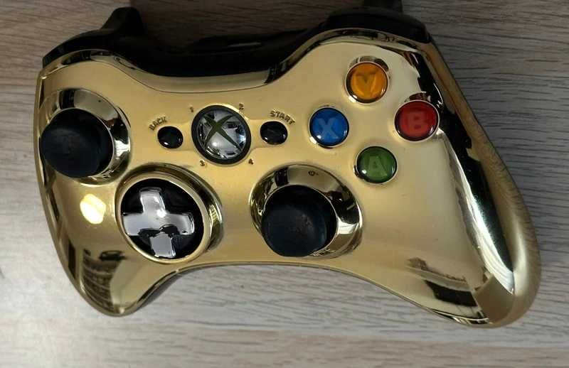 Comando Star Wars Dourado Sem Fios Original Xbox 360