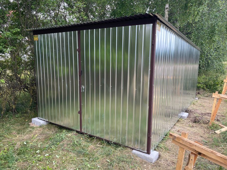 Garaż Blaszany Blaszak Garaże Blaszane 3x5 3x6 4x5 2x3 SZYBKA DOSTAWA