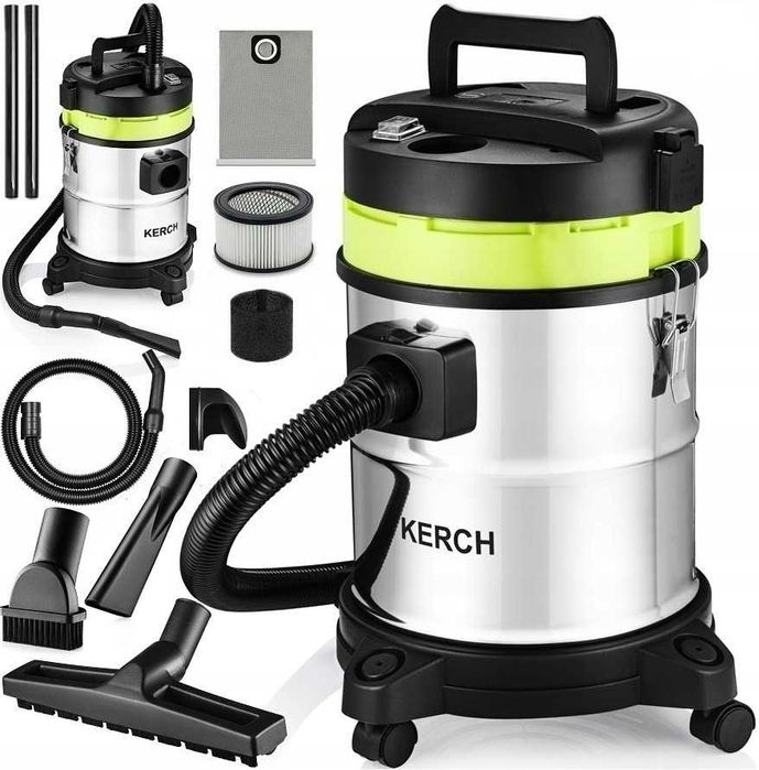 Промисловий пилосос будівельний Kerch MERD 3600 W (Польща). З розеткою