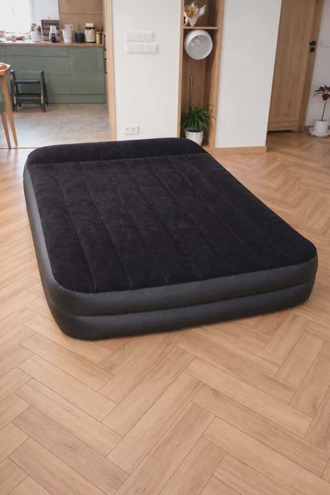 Materac pompowany 190x150x40 pompka elektryczna