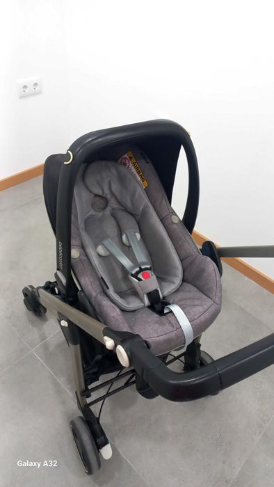 TrioBebeconfort + cadeira grupo 2 + base isofix