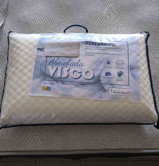 Almofada Viscoelástica 60x40 Nova – Ergonómica e Antialérgica