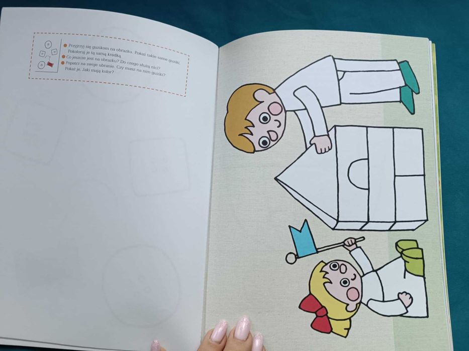 "Kolorowanka"- sprawność manualna- nowa książeczka edukacyjna - 3 lata